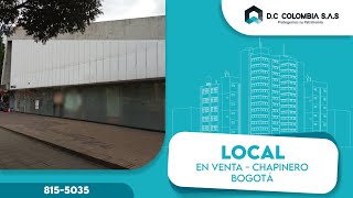 VENTA DE LOCAL EN CHAPINERO - BOGOTÁ