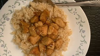 How to make sweet rice & chicken!