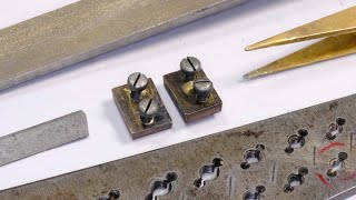 #008 Making handmade thread-matched screws for a 19th century clock case