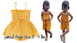 Membuat Jumsuit Anak,Untuk Usia 3-5 tahun