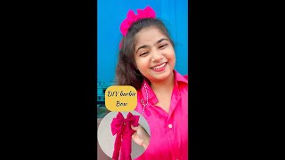 DIY barbie bow😱 #diy #youtubeshorts #shorts @CrafterAditi @itspriyanjalisingh