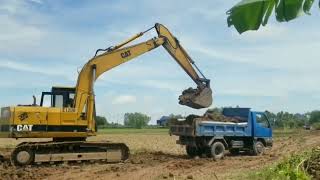 미니 굴삭기 굴착 Mini excavator digging