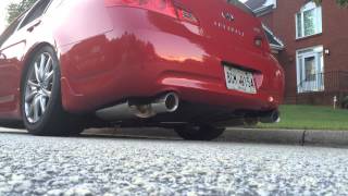 G37S TopSpeed catback exhaust