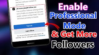 How To Get More Followers On Facebook In 2023 | Turn On Professional Mode In Any FB Account In 2023