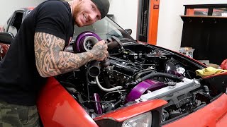 Rebuilding the 240sx 2jz! It must come out!