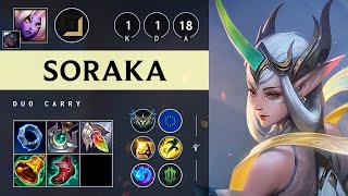 Soraka Carry vs Seraphine: Healing Master - EUW Challenger Patch 14.22