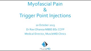 Myofascial Pain, Myofascial Pain Syndrome (MPS), and Trigger Point Injections (TPI)