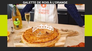 Galette des rois orange - Cœur de Pom' - tuto recette galette