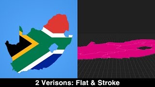 South Africa Map Kit - After Effects Template