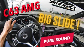 BRUTAL C63 AMG P31 - EXTERNAL AUDIO - INSANE Sounds!