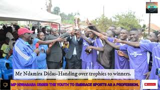 MP Niwagaba urges Youths to embrace sports as a profession, as he launches an Annual Tournament.