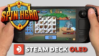 Spin Hero | Steam Deck Oled Gameplay | Steam OS | Casual City Builder launch Performance