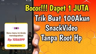 Tanpa Undang Teman SaLdo SNACKVIDEO Terus Bertambah - NuyuL koin Snackvideo