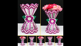 Beautiful flower vase making