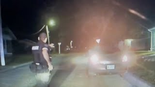 Suspect Takes Off In Police Car During Traffic Stop