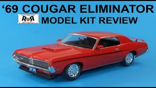 1969 Cougar Eliminator 1:25 AMT 6960  -Model Kit Build & Review