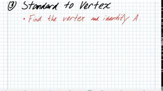 HA1 - Converting Quadratics, part 2