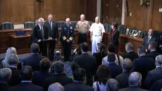 Senator Collins Receives Navy League's Congressional Sea Services Award