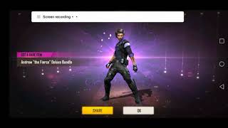 Free fire₹₹#Sckyler gaming # rare bundle Andrew&