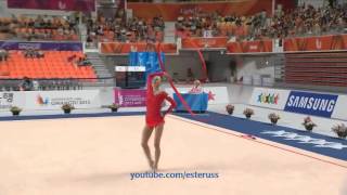 Anna Rizatdinova Ribbon Final - Universiade 2015