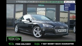 2018 68 AUDI A5 2.0 TFSI S LINE 2D 188 BHP/MF68 EUW