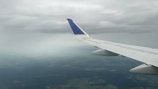 United Express Embraer 175 Landing and Taxi Washington Dulles International Airport