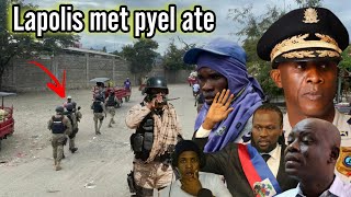 Lapolis resi pran kek b4ndi ki tap sove, pep la bay BK yon gwo towo,PM nan mele bagay yo melanje net