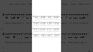 QUICK RHYTHM EXERCISE TO IMPROVE SIGHT READING SKILLS Part 2 #shorts