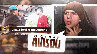 HERO Reagindo a Drizzy [MG] vs Miliano [MS] (4ª de Final) - DUELO DE MCS NACIONAL 2017