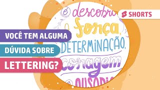 Lettering: Como posso te ajudar? | Laryssa Moura #shorts