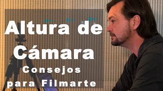 Consejos fáciles para filmarte con tu celular -  Altura de cámara