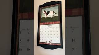 If you have a Lang Classic Large Calendar you need to get this frame!