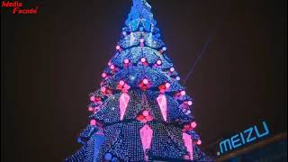 Media Facade Lighting of Kharkov Piazza, Ukraine