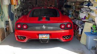 2002 Ferrari 360 Modena Cold Start