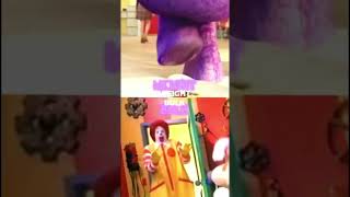 Grimace vs Ronald #grimaceshake #grimace #mcdonalds #ronaldmcdonald #shorts #edit