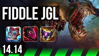 FIDDLESTICKS vs SHYVANA (JGL) | 13/0/8, Legendary, 600+ games | EUNE Master | 14.14