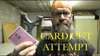 New Axiom slingshot & Card cut attempt (SniperSling Army Green 0,7) English subtitles