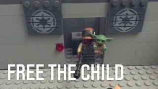 A Rebel Soldier Saves The Child (Baby Yoda)|Lego Star Wars Stop Motion