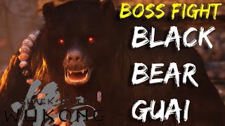 Black Myth: Wukong - Boss Fight Black Bear Guai I PS5