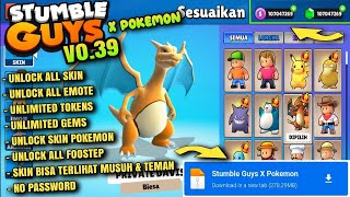 Stumble Guys x Pokemon Mod Apk V0.39 Unlimited Money Terbaru 2022 | Skin Bisa Dilihat Musuh & Teman