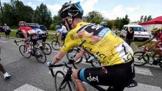 Chris Froome 2014 Tour De France Stage 5 Crashes reaction