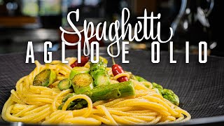 Spaghetti aglio e olio – Ganz spontan