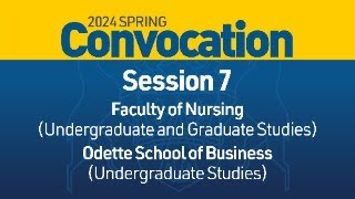 2024 Spring Convocation - Session 7