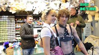 Bonnie Strange mit Freund Leebo Freeman @ Oktoberfest 2017 - Day 4