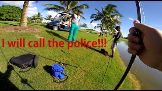 Golf course fishing kicked out three times!!! ft. lmbfishing