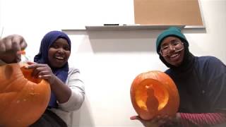 AFRICANS FIRST TIME PUMPKIN CARVING!