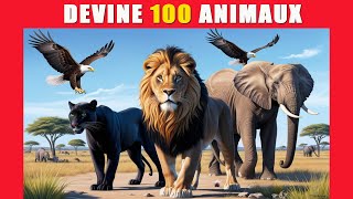 Pourrez vous deviner 100 ANIMAUX 🦁 de la forêt?