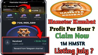 Hamster Kombat Profit Per Hour|| Hamster Kombat Daily Combo and Cipher|| Hamster Kombat New Update||