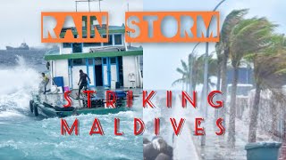 TROPICAL RAIN STORM | MALDIVES|MALE' CITY | HURRICANE | TROPICAL COUNTRIES | FERRY TERMINAL