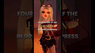 Four layers of the human in Dress To Impress #dresstoimpress #roblox #shorts